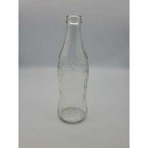 Vintage Coke Coca Cola 10 Fl Oz Dug Bottle Embossed Clear Glass No Deposit